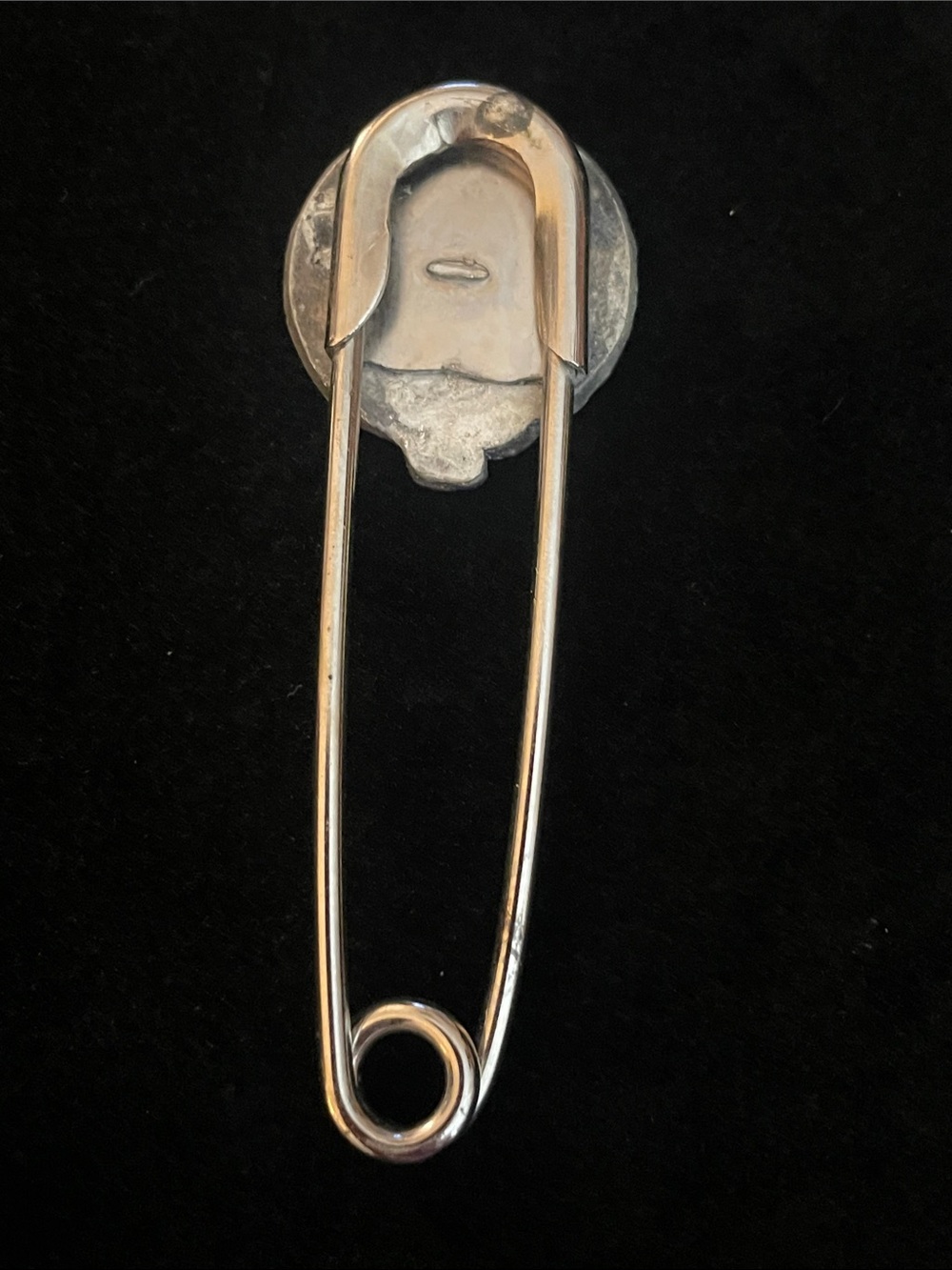VINTAGE RARE Clan Fraser Scottish crest badge brooch LARGE 3” safety pin! - Picture 3 of 3